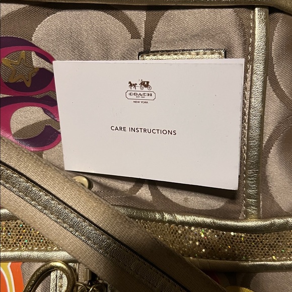 👜 Coach Poppy Signature Graffiti Glam Tote / Shoulder Bag Y2K - Picture 13 of 13